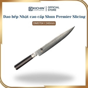 Dao bếp Nhật Shun Premier Slicing - Dao thái lát thép Damascuss 69 lớp TDM0704 (240mm)