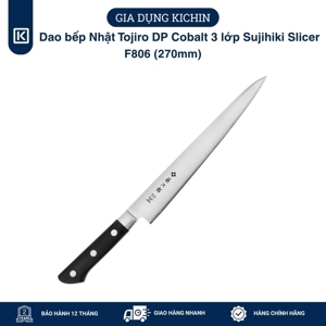 Dao bếp Nhật Tojiro DP Cobalt 3 lớp Sujihiki Slicer F806 (270mm)