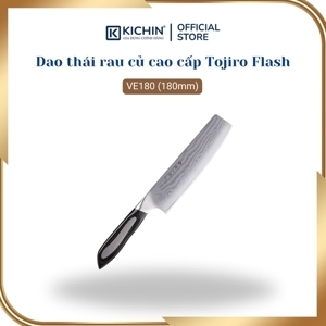 Dao bếp Nhật cao cấp Tojiro Flash 63 lớp Damascus VG10 Nakiri FF-VE180