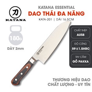 Dao bếp thái đa năng KATANA Essential Santoku – KATA201 (165mm)