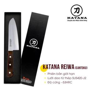 Dao bếp thái đa năng KATANA Reiwa Santoku - KATA301 (180mm)