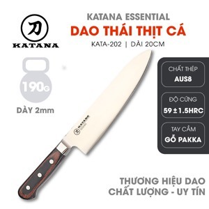 Dao bếp thương hiệu KATANA Essential Chef – Dao thái thịt cá KATA202 (180mm)