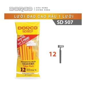 Dao cao Dorco SD-507 gói 12 cây