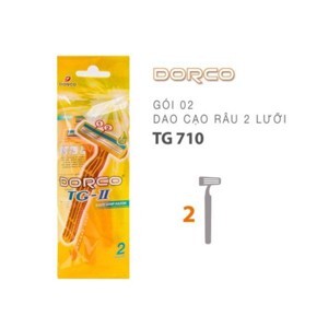 Dao cạo du lịch Dorco TG710 6 chiếc