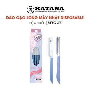 Dao cạo lông mày Nhật Disposable BTMG-5F bộ 5 chiếc