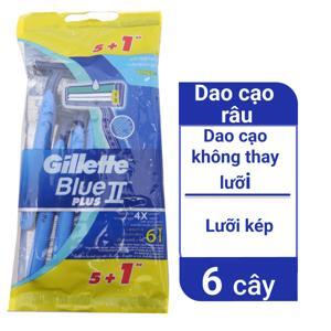 Dao cạo râu 2 lưỡi Gillette Blue II Plus