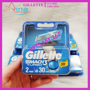 Dao cạo râu GILLETTE Mach 3 Turbo Sensitive Razor