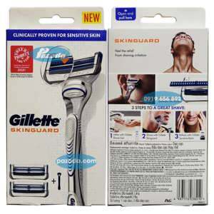 Dao cạo râu Gillette Skinguard (1 cán + 6 lưỡi cạo) Nhật Bản