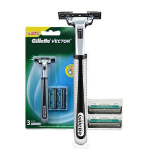 Dao cạo râu GILLETTE Vector Plus 1's - 2 lưỡi kép