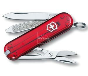 Dao đa năng Victorinox Classic đỏ trong suốt - 0.6223.T