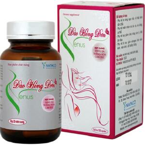 Đào hồng đơn Venus - Viên uống hỗ trợ cải thiện vòng 1