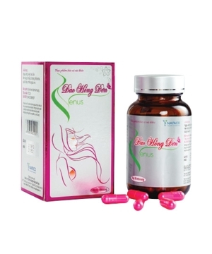 Đào hồng đơn Venus - Viên uống hỗ trợ cải thiện vòng 1