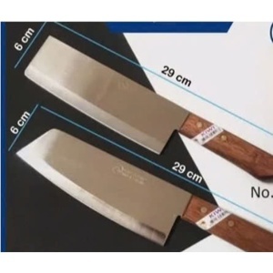 Dao làm bếp inox trung cán gỗ Kiwi 21