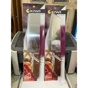 Dao làm bếp inox trung cán gỗ Kiwi 21