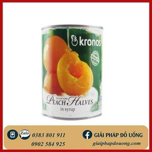 Đào ngâm đường Kronos hộp 410g