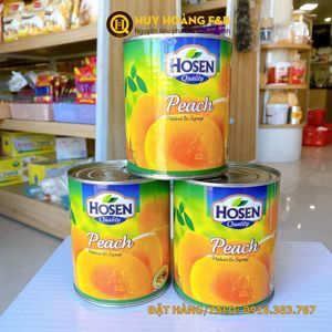 Đào ngâm Hosen 825gr