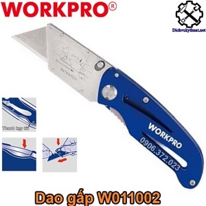 Dao rọc cáp Workpro W011002 loại xếp thay lưỡi nhanh