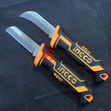 Dao tước dây điện lưỡi thẳng 210mm Ingco HPK82001