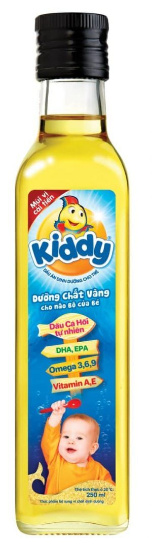 Dầu ăn dinh dưỡng Kiddy 250ml