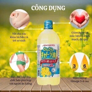 Dầu ăn hạt cải Ajinomoto 1L