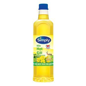 Dầu ăn Simply Hạt Cải 1L