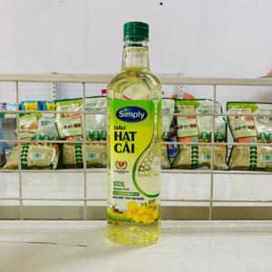 Dầu ăn Simply Hạt Cải 1L
