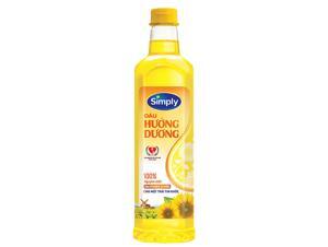 Dầu ăn Simply hướng dương 1l