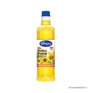 Dầu ăn Simply hướng dương 1l