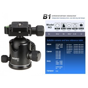 Đầu ball Benro B1