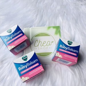 Dầu bôi ấm ngực giảm ho cho bé Vicks Baby Rub