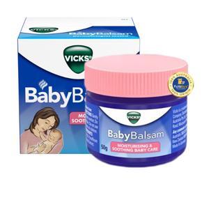 Dầu bôi ấm ngực giảm ho cho bé Vicks Baby Rub