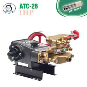 Đầu bơm pít tông sứ made in China ATC-26 (1 Hp)
