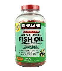 Dầu cá Alaska Kirkland Signature Wild Alaskan Fish Oil 1400mg - 230 viên