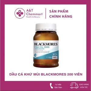 Dầu cá Blackmores Odourless fish oil mini caps 400 viên