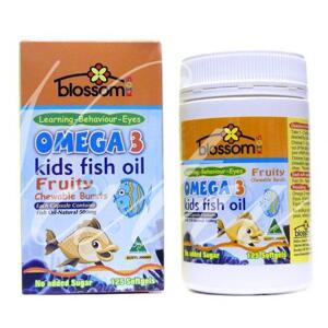 Dầu cá cho trẻ em Omega 3 Kids fish oil Blossom 125 viên