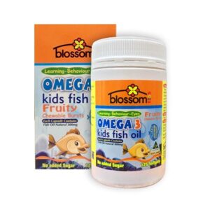 Dầu cá cho trẻ em Omega 3 Kids fish oil Blossom 125 viên