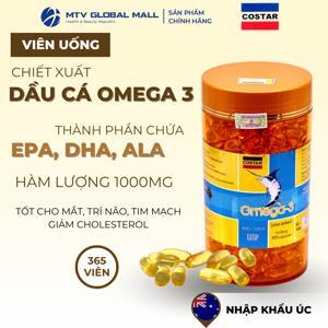 Viên nang mềm dầu cá Omega 3 Costar (1000mg x 365 Viên)
