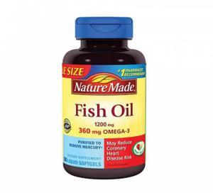 Dầu cá Nature Made Fish Oil Omega 3 1200mg hộp 180 viên - Mỹ