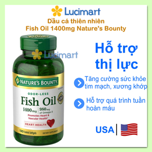 Dầu cá Nature's Bounty Fish Oil 1400mg