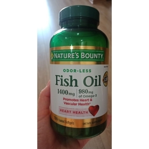 Dầu cá Nature's Bounty Fish Oil 1400mg