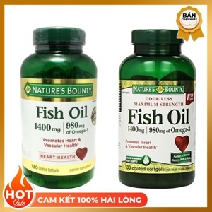 Dầu cá Nature's Bounty Fish Oil 1400mg