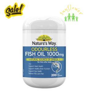 Dầu cá Nature’s Way 1000mg 200Viên