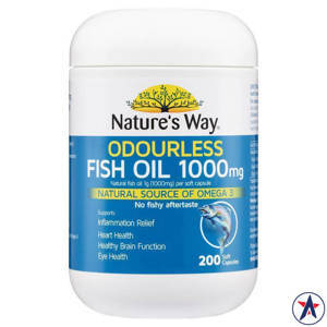 Dầu cá Nature’s Way 1000mg 200Viên