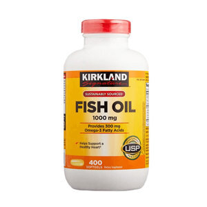 Dầu cá Kirkland Signature Natural Omega-3 Fish oil 1000mg 400 viên