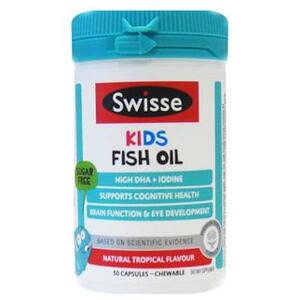 Dầu cá Swisse Kids Fish Oil bổ sung DHA cho trẻ 50 viên