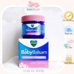 Dầu chống ngạt Vicks BabyRub 50g
