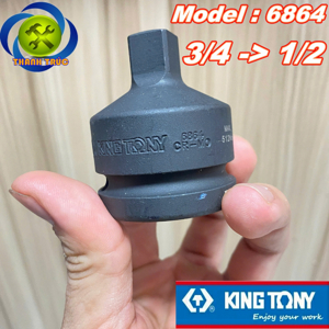 Đầu chuyển đen 3/4 sang 1/2 Kingtony 6864