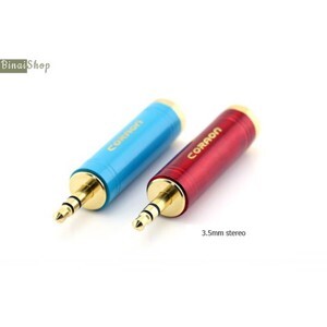 Đầu chuyển đổi âm thanh 3.5mm đực sang 6.35 cái Coraon Z-227