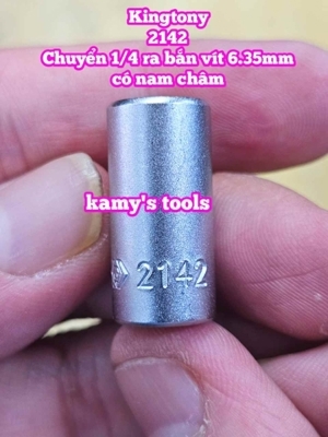 Đầu chuyển đổi chuôi 1/4" sang lục giác Kingtony 2142