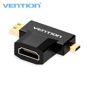 Đầu chuyển đổi Mini HDMI và Micro HDMI to HDMI Vention AGDB0